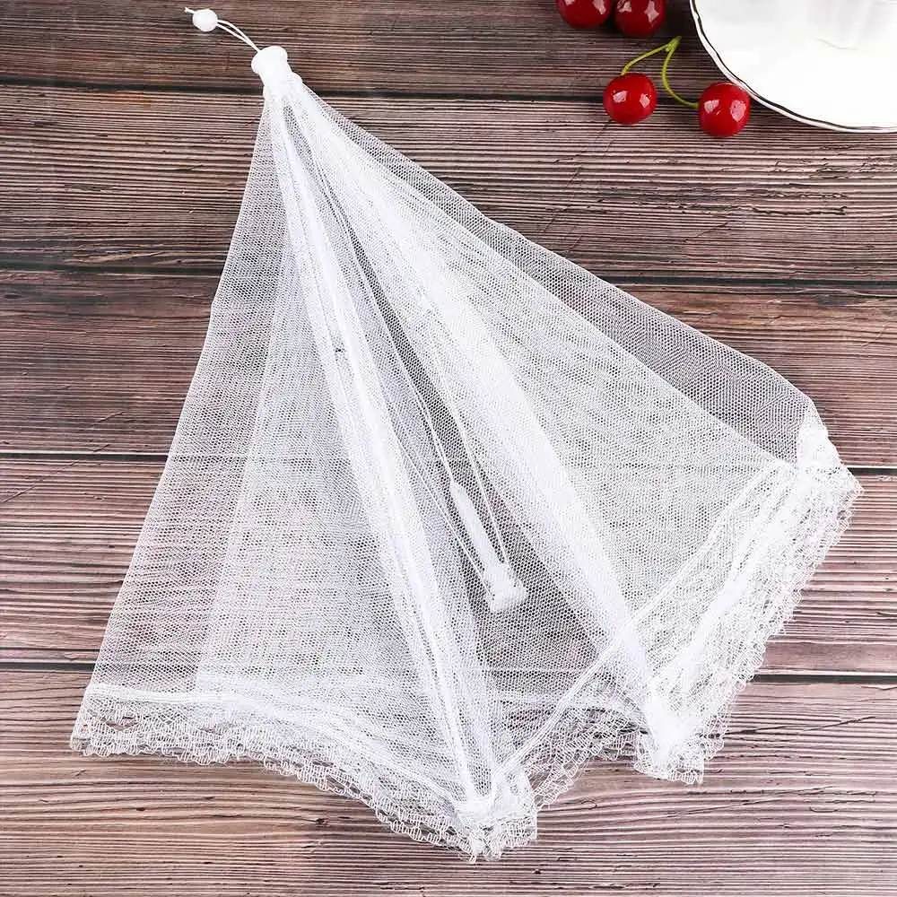 1 PC Household Anti Mosquito Fly Resistant Lace Net Foldable Umbrella Food Cover Net for Home Outside Picnic Food Protector