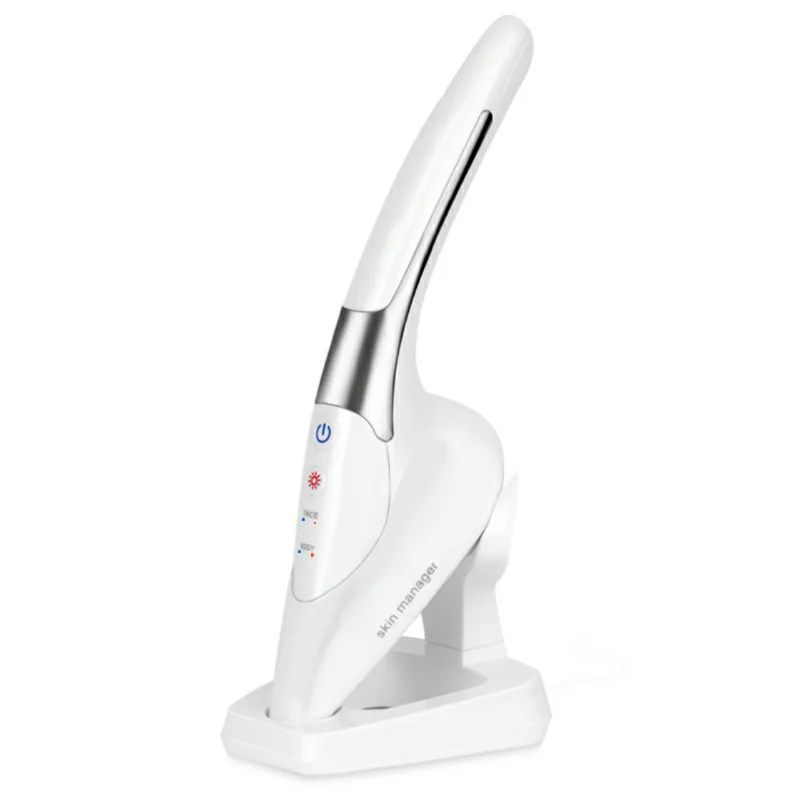 Skin Iron Wrinkle removal Beauty Massage Microcurrent Ion import Facial Lifting Tightening Wrinkle Red light skin absorption