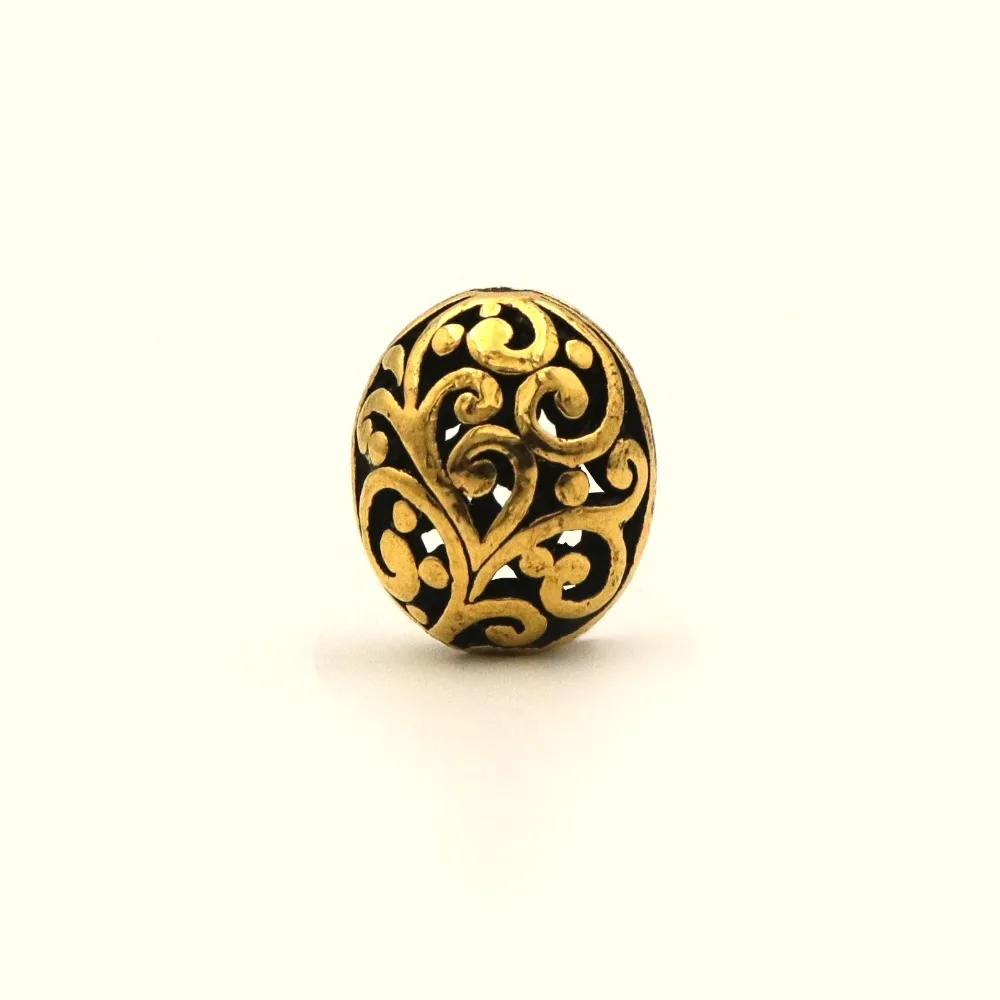 5 teile/los Oval Aushöhlen Lose Spacer Perlen Für Schmuck Finden Handgemachten Schmuck Diy Halskette Zubehör Großhandel Versorgung – Detail 3