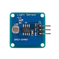 Light Sensor Module Light Detect Light Intensity Sensor Detection Module GL5528 Photosensitive Module Compatible for Arduino