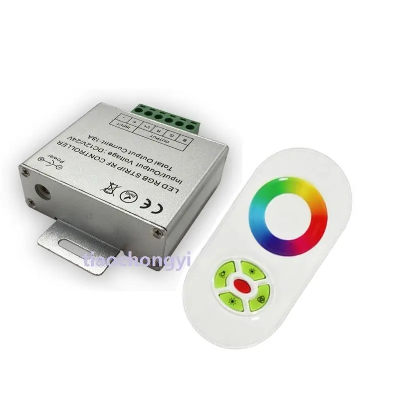 18A RF Touch Panel Wireless Remote Controller For 5050 RGB Led Strip DC12V/24V