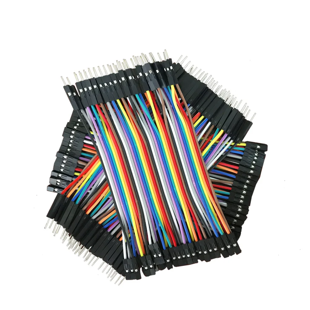 Dupont line 120pcs 10cm 40Pin M-M + M-F +F-F jumper wire Dupont cable for Arduino DIY Project Breadboard