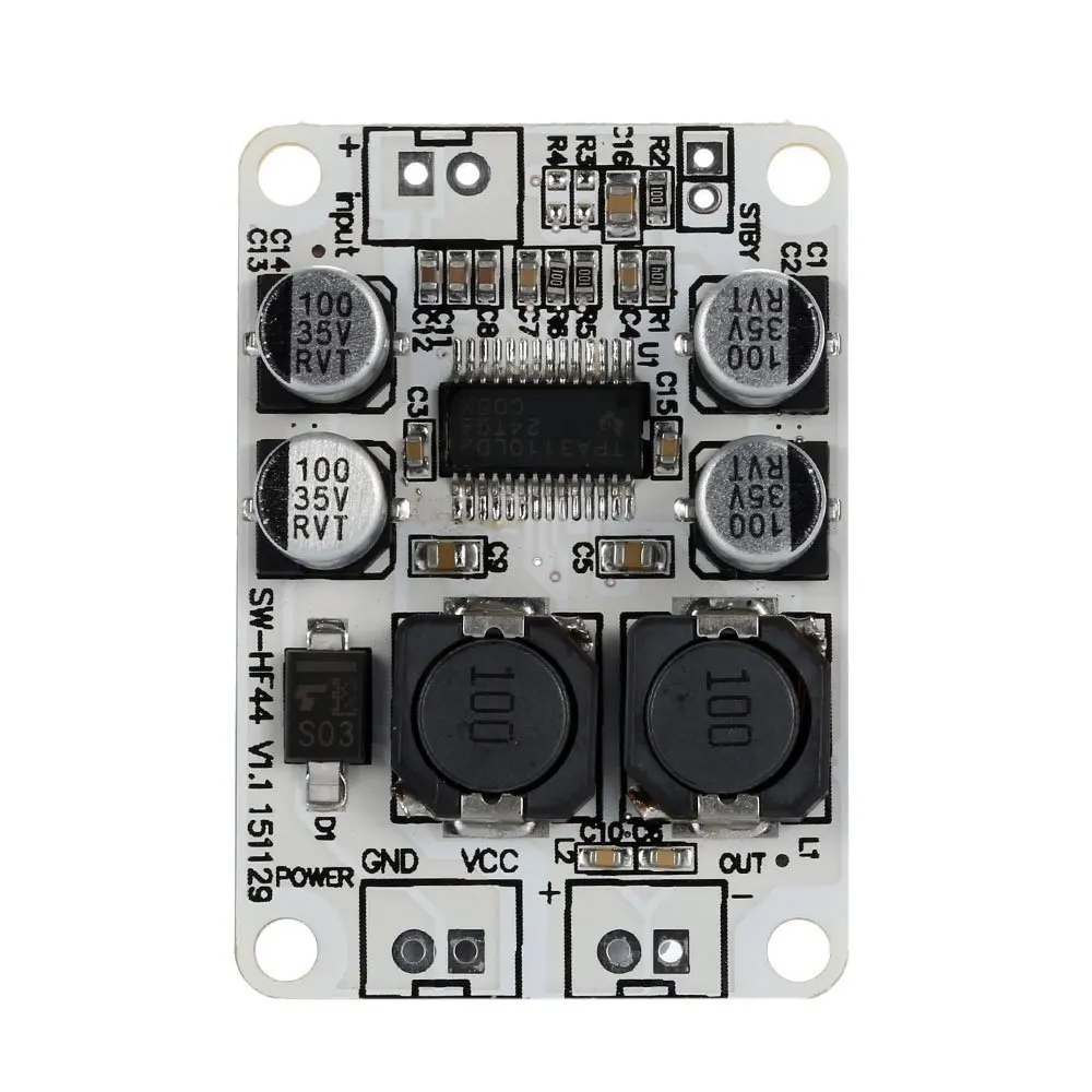 2PCS TPA3110 PBTL Mono Digital Amplifier Board 30W Amplifier Circuit Board Module