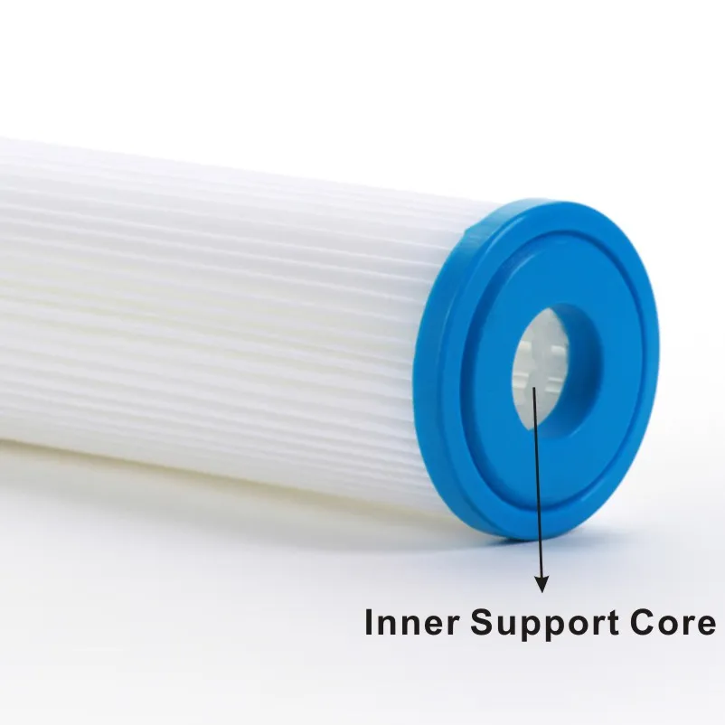 2.5 x 10 Inch Compatible Pleated Replacement Water Filter Cartridges,20 Micron, Dirt Sediment Filtration