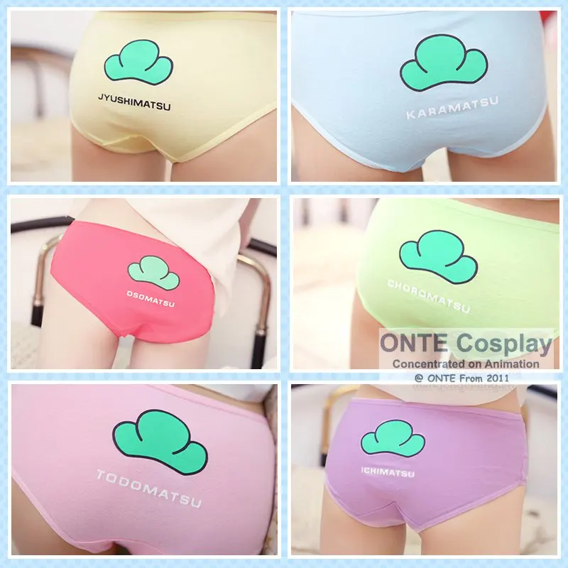 Ropa interior Sexy para mujer, calzoncillos Osomatsu, Jyushimatsu, Ichimatsu, Karamatsu, Todomatsu, Leggings, disfraz de Cosplay [liquidación]