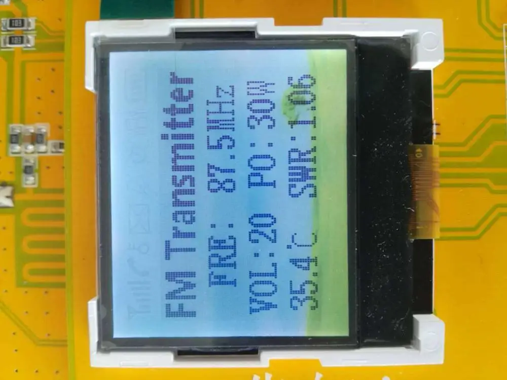 Imagem -02 - Versão Mais Recente 12v Digital Conduziu a Estação de Rádio Portátil 30w Pll Transmissor fm Estéreo 76m108mhz Mais Dissipador de Calor Mais Ventilador a