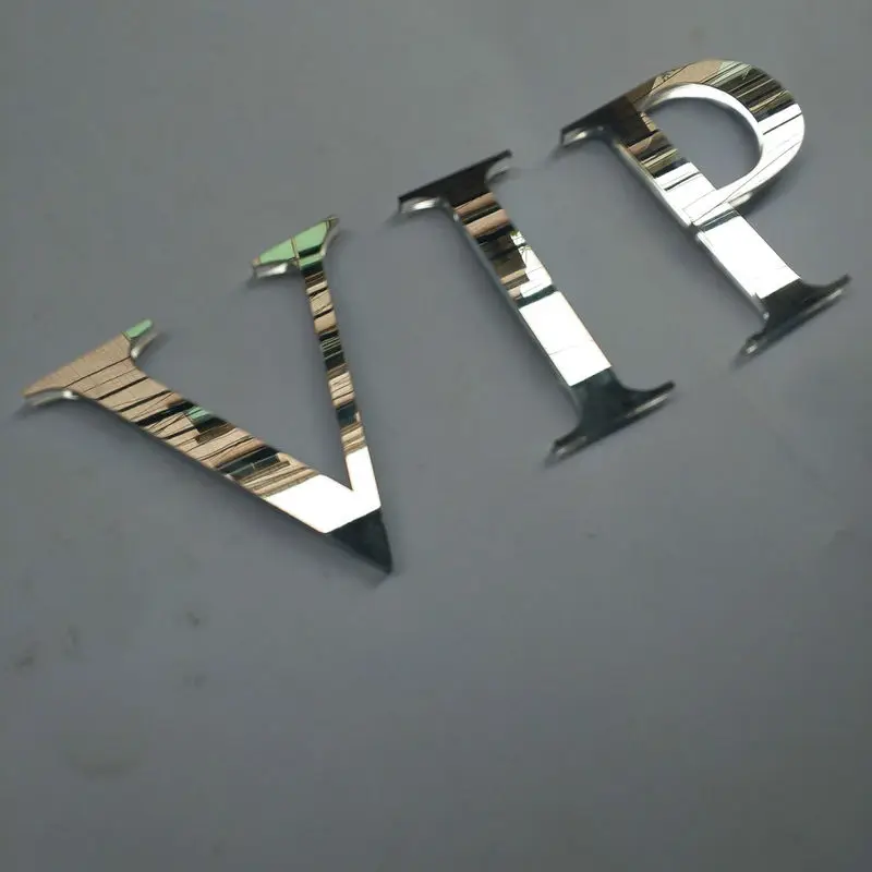 3D Laser Cut Acrylic  Customized Alphabet Letters Office Wall Sign