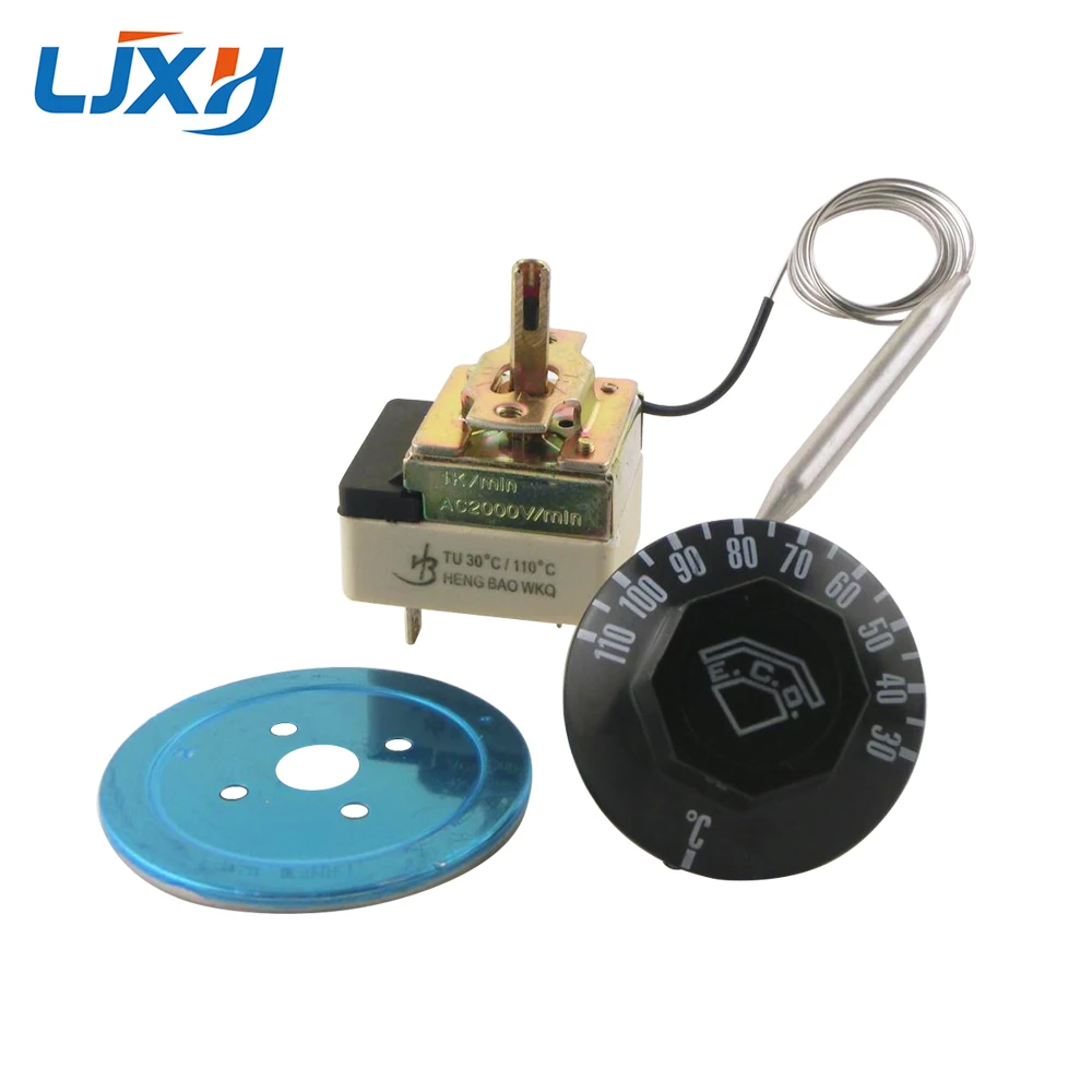 LJXH Ceramic Base Water Heater Parts Temperature Controller 30-110/50-300/60-200 Centigrade Rotary Knob Temperature Control