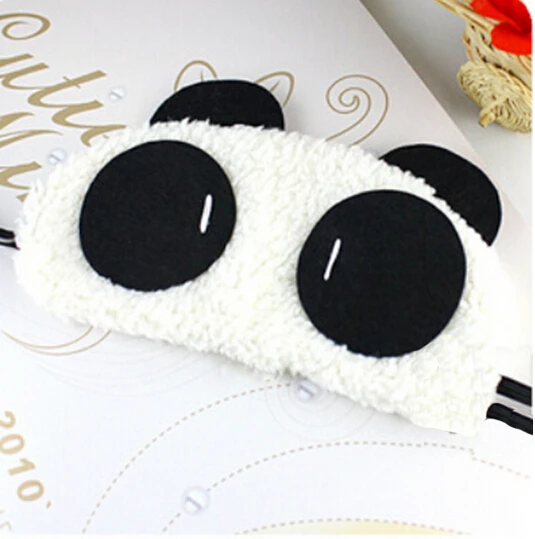 Cute Panda Sleeping Eye Mask Nap Cartoon Eye Shade Sleep Mask Bandage on Eyes for Sleeping New