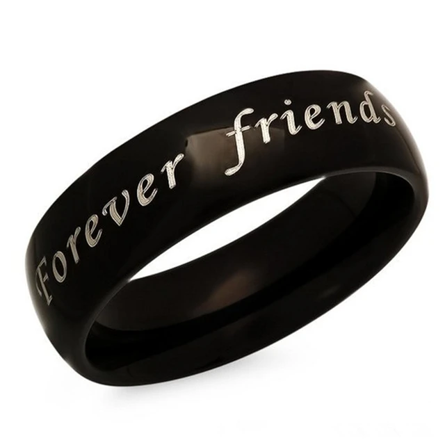 Stainless steel friendship rings deals