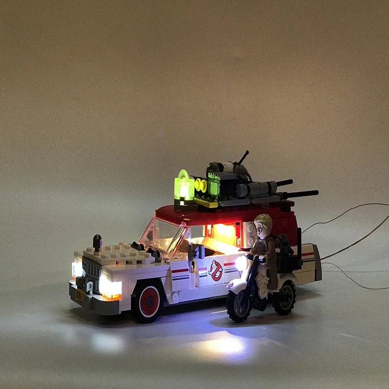 Led Light Set For Lego Building Movie Series 75828 For 16032 Ecto-1 & 2 Ghostbusters Blocks Toys Movie Series Car Lighting Set