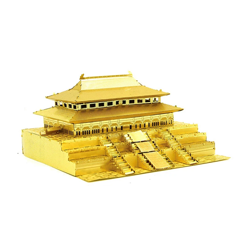 

China Forbidden City Palace Museum DIY laser cutting Jigsaw puzzle model 3D Nano Puzzle Architecture Toys for adult Gift