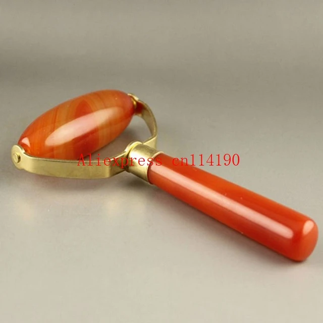 Wholesale 20 pcs/lot  jade Facial massager Beauty Roller massage stick