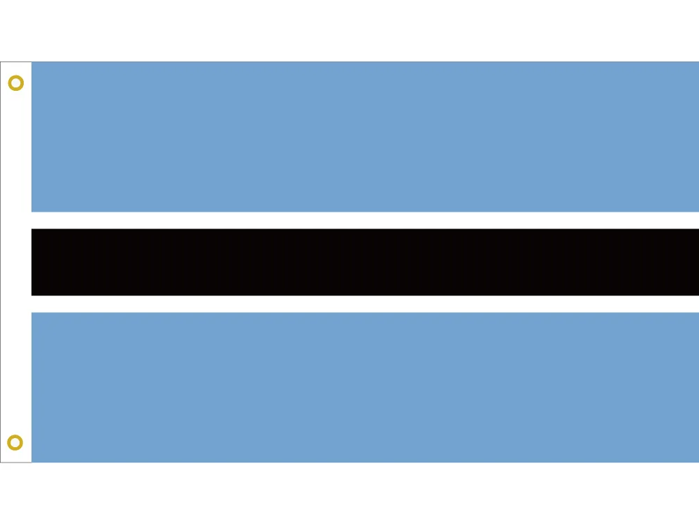 Botswana National Flag 90*150cm/60*90cm/40*60cm Hang flag Flying 15*21cm hand flag 3x5 Feet Banner  National Day