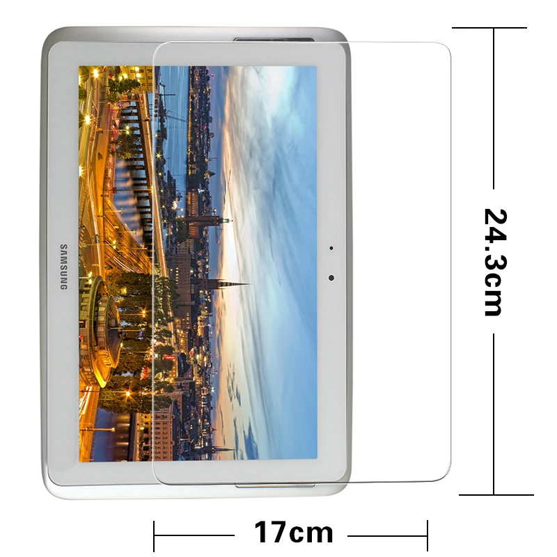 Anti-shatter LCD Screen Protector Film For Samsung Galaxy Note 10.1 N8000 P5100 10.1