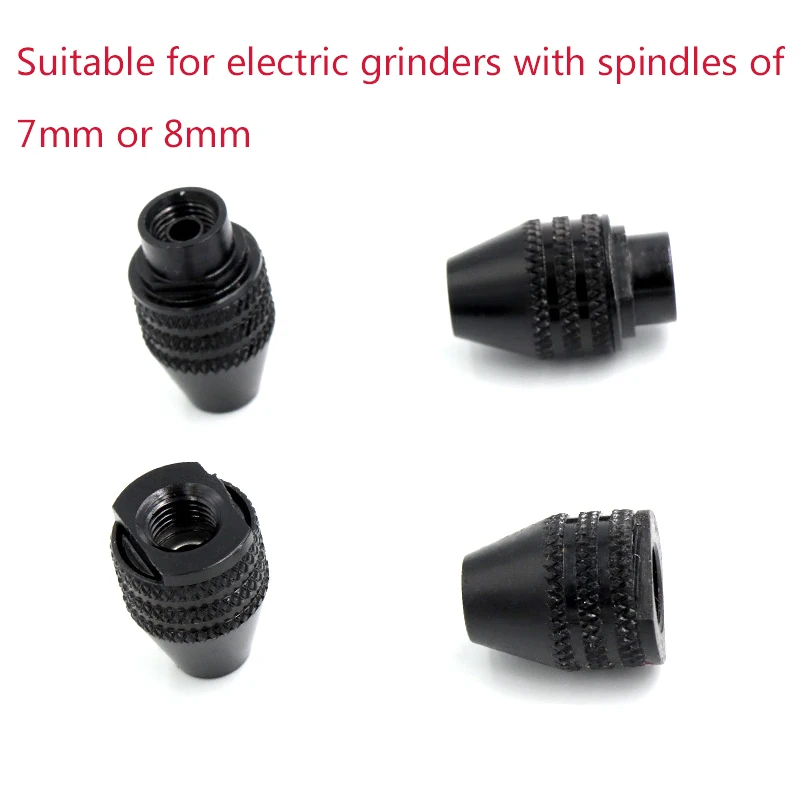 1 pcs multifunctionele chuck keyless metalen Voor Dremel Rotary Gereedschap M7/M8 0.5-3.2mm Adapter converter Universele Mini Chuck