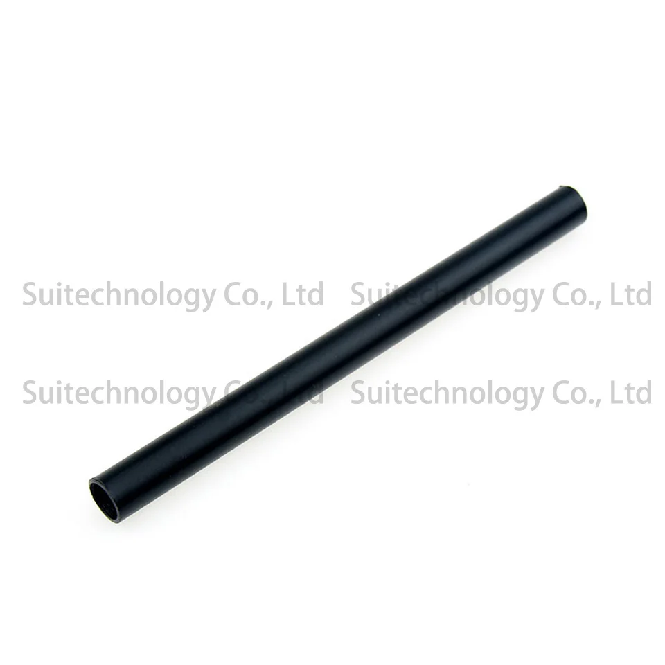 2pcs Dia11.5mm Female Thread M10+Painted Black Metal Hollow Tube Metal Pipes Straight Rod For DIY Floor Lamp Accessories