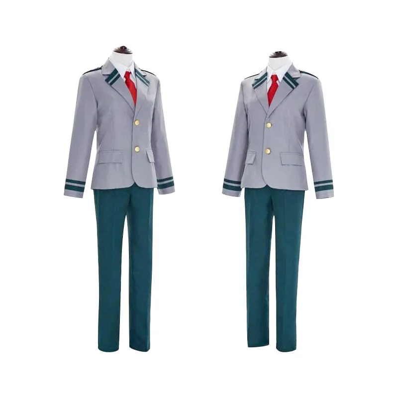 Anime Boku no Hero Academia School Uniform Suit My Hero Academia Midoriya Izuku Bakugou Katsuki Uraraka Ochako Cosplay Costumes