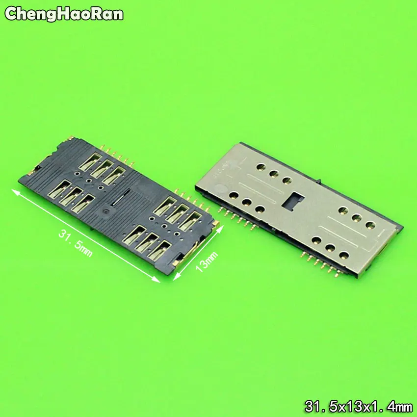 ChengHaoRan For Lenovo A316 A269 P780 Sim Card Slot Tray Connector Holder Socket Reader Module Repair Part