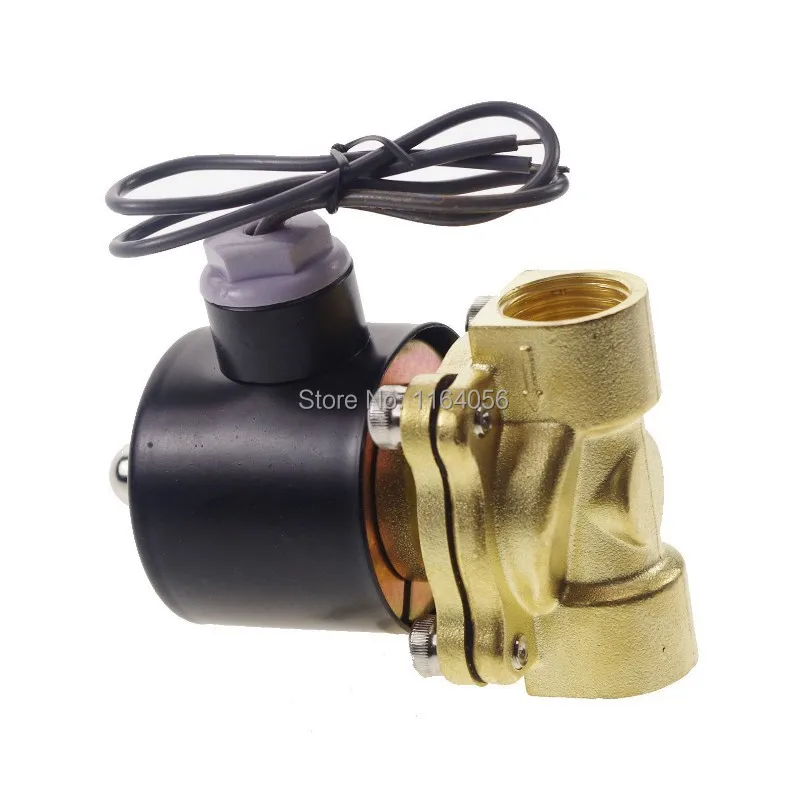 

AC220V 1/2" Electric Solenoid Valve Water Air N/C Gas Water Air 2W160-15