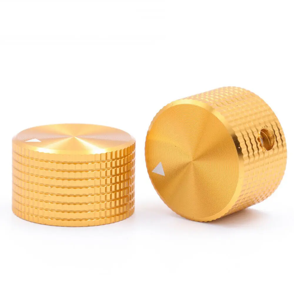1PC AUDIO KNOPF 25x15,5mm MACHINED Alminum VOLUMEN CONTROL Taste Potentiometer Knopf für Verstärker DAC Gitarre AMP Lautsprecher CD DIY – Detail 7