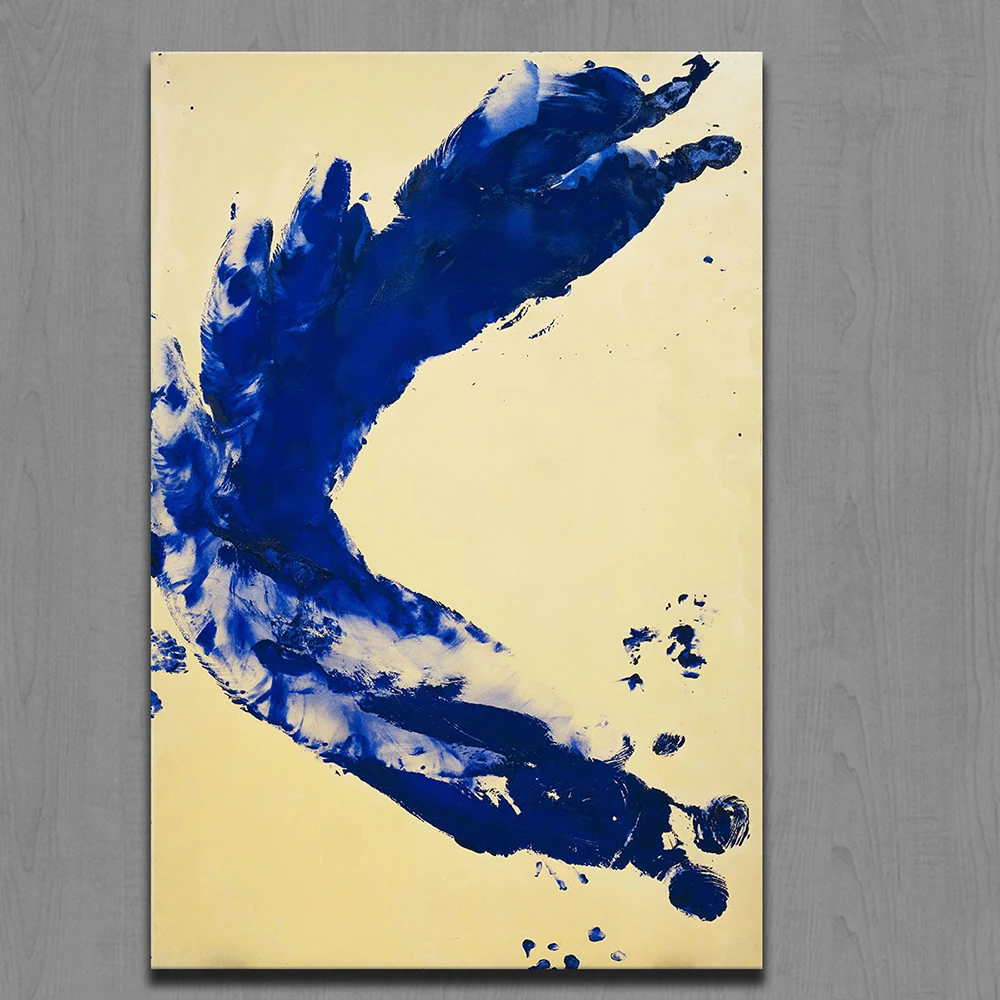 Prints Painting Art Yves Klein Anthropometry Princess Helena Modern Oil Painting Print On Canvas Wall Art Picture For Home Decor