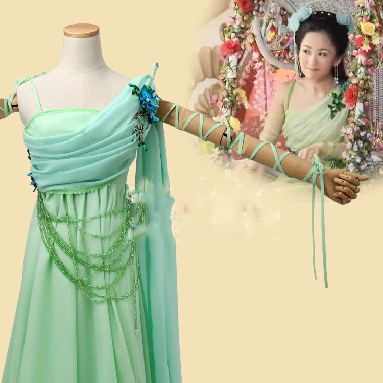 Immortal World Multicolors Fairy เครื่องแต่งกาย Hanfu สำหรับทีวีเล่น Happy & ร่าเริง Seven Fairy Jade EMPEROR เจ็ดลูกสาว