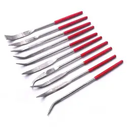 10PCS 4 x 160mm Diamond Needle Files Coated Riffler Special Shapes Tools Fine Jewelers Woodwork Needle File Set