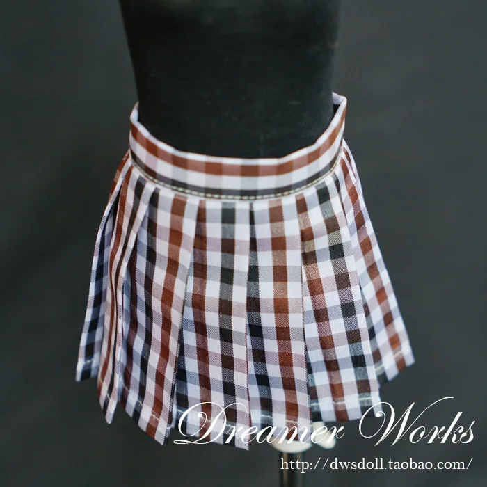 1/6 1/4 1/3 Maßstab bjd Bekleidungs zubehör Plaid rock für bjd/sd Puppe, nicht enthalten Puppe, Schuhe, Perücke und anderes Zubehör 1236