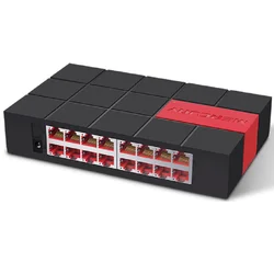 SG116M Mini 16-Ports Desktop Gigabit 1000Mbps Switch Ethernet Network Switch LAN Hub Full or Half duplex Exchange Fast Switcher