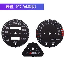 Motorcycle dedicated dashboard instrument dials three dial for YAMAHA XJR400 XJR 400 1992-1993-1994-1997