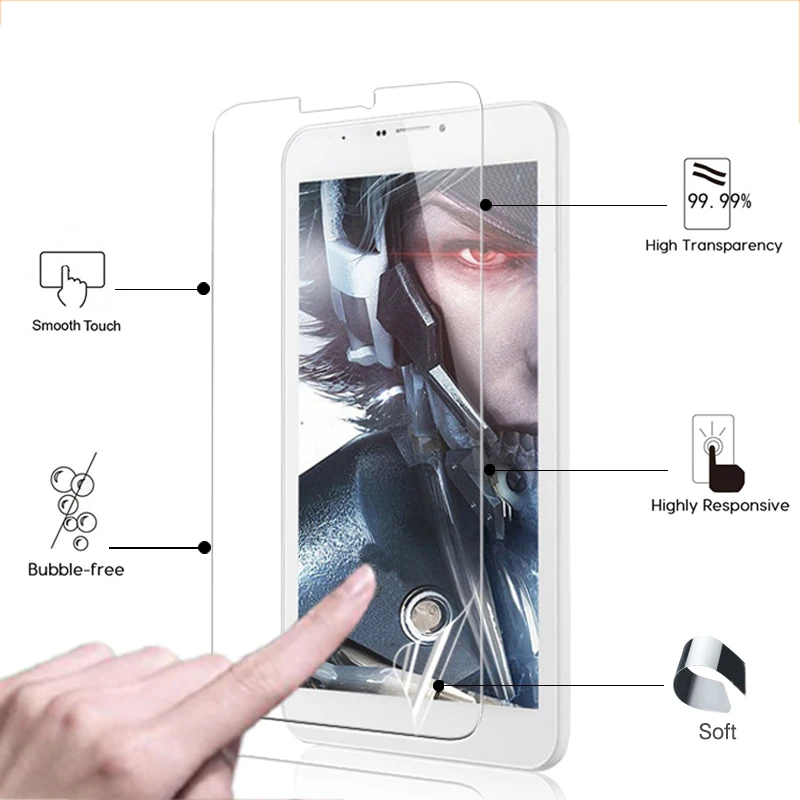 

Best high Clear Glossy screen protector film For Cube Talk 8H 8.0" tablet front HD lcd screen protective films + clean tools