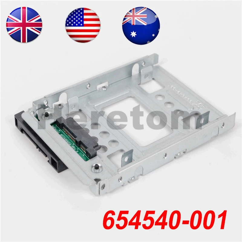 

US/UK/AU Shipping 2.5" to 3.5" SATA SSD HDD Adapter tray 654540-001 for G10 774026-001 651314-001 Gen8/gen9 N54L N40L N36 x7k8w