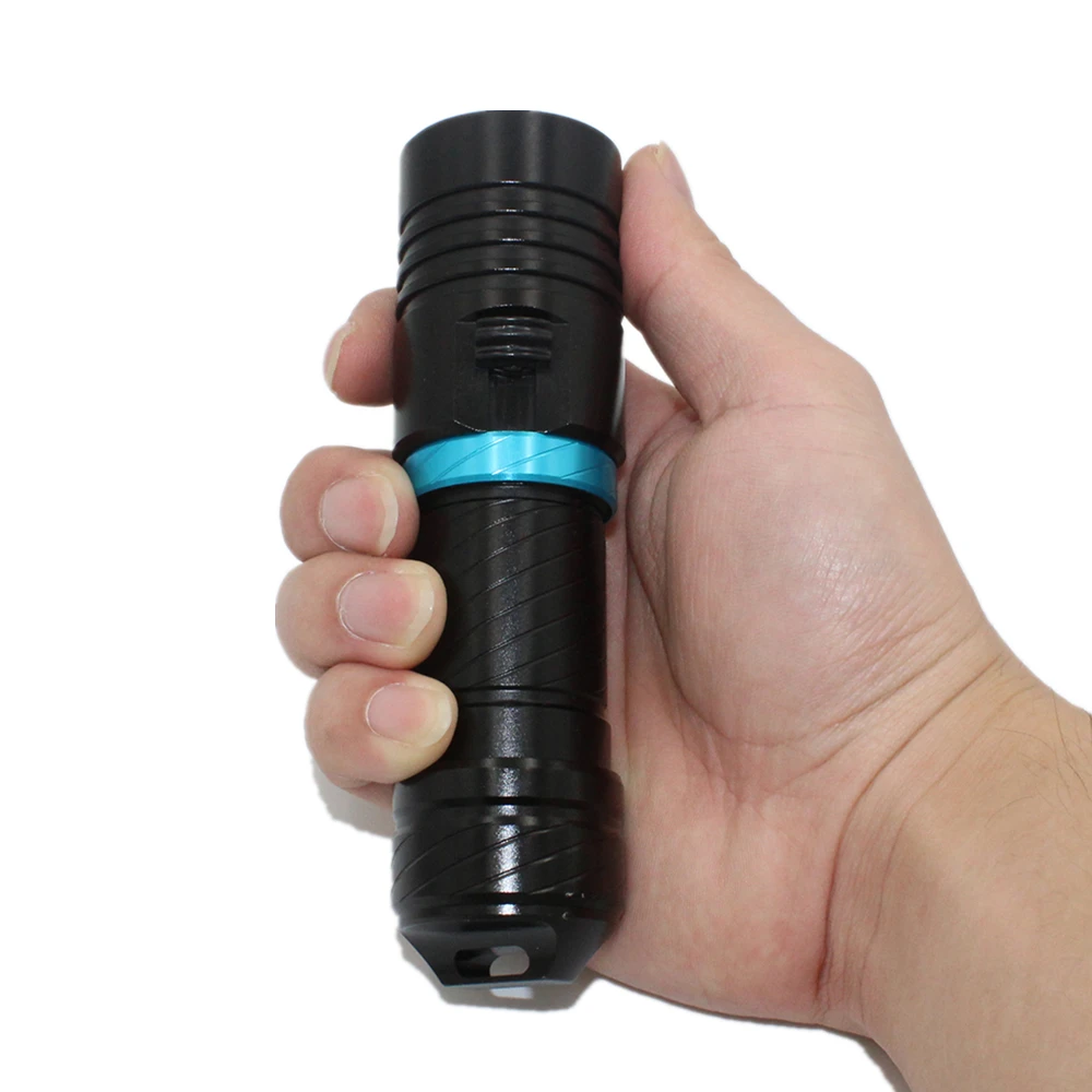 1000Lm XM-L2 Diving Flashlight Waterproof Dive Underwater 60M L2 LED Torch Lamp White Light Sea spearfishing Lanterna