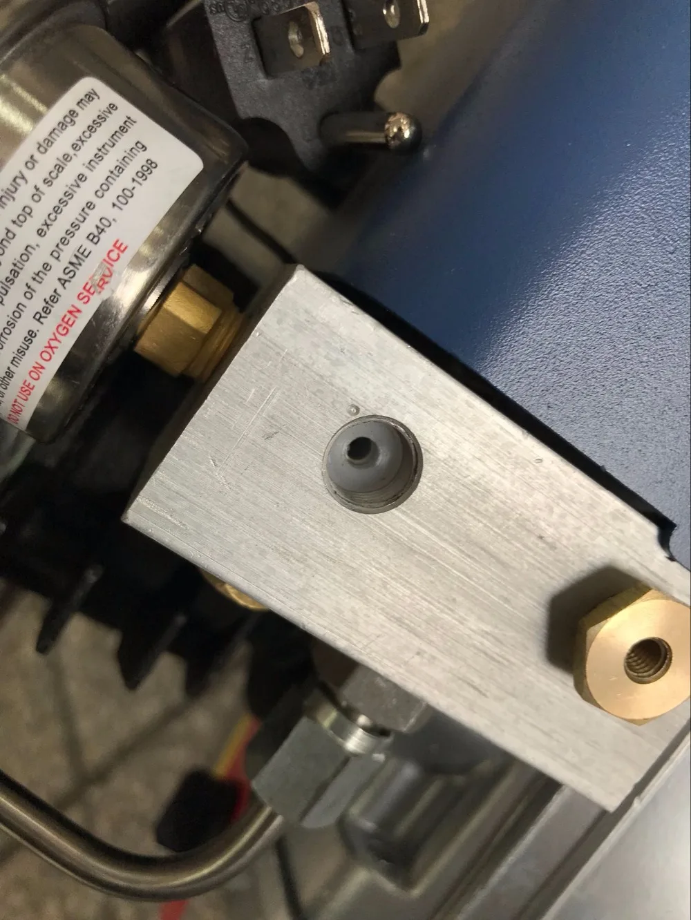 YONGHENG Air Pump Fittings, bloco De Alumínio