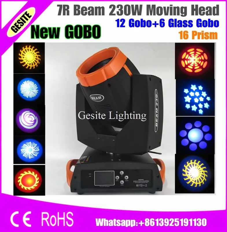 

4pcs/lot Moving Head Stage Light Sharpy 7R 230W 7R 230W AC110-240V Beam