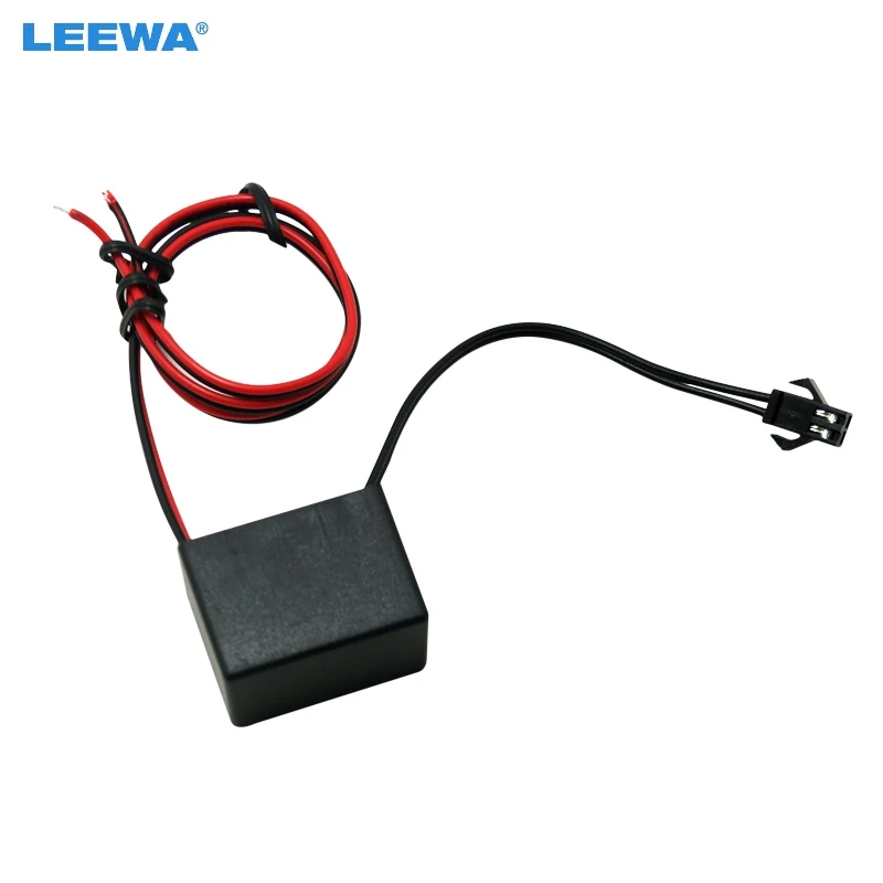 

LEEWA 10pcs 12V DC Car Decoration EL Fibre Neon Glow Lighting Rope Strip Power Driver Inverter #CA2455