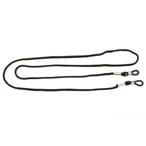 12 teile/los Schwarz Brillen Gläser Sonnenbrille Neck Strap Cord String Lanyard Halter Einstellbare Kostenloser Drop Verschiffen