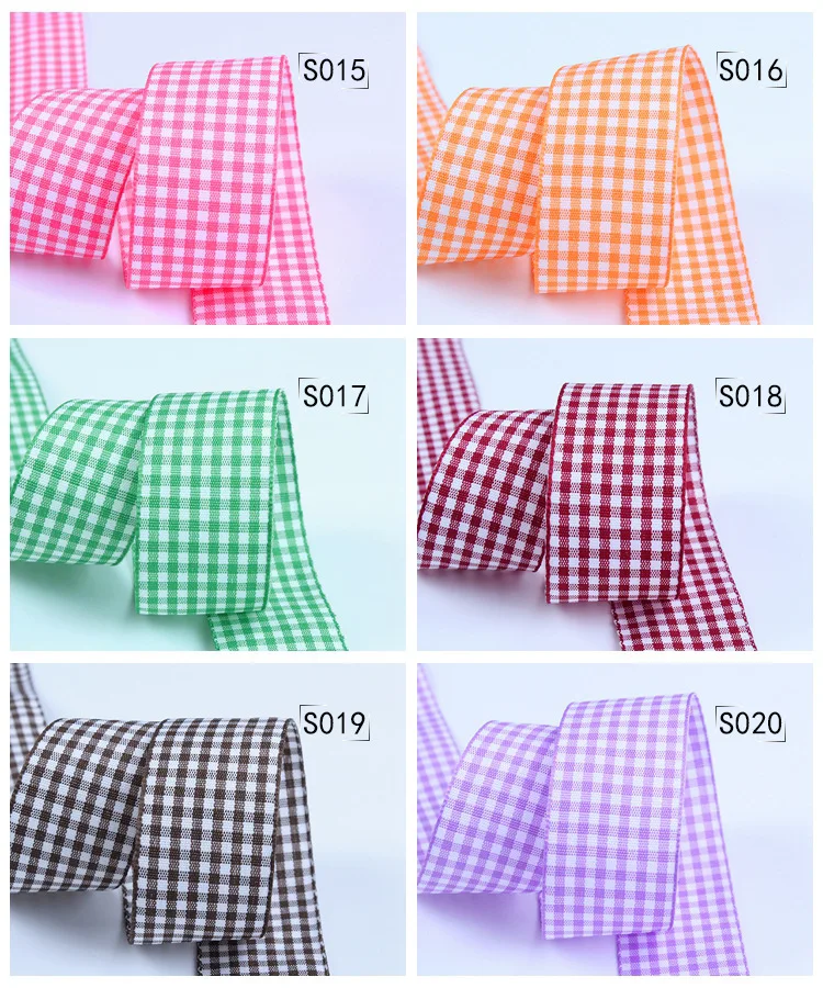 5 Meter Gitter-Satinbänder, DIY-Bowknot-Band, Schleife, Bastelbedarf, Ripsband, Mädchen-Haar-Accessoires, Bänder aus Satin – Detail 12