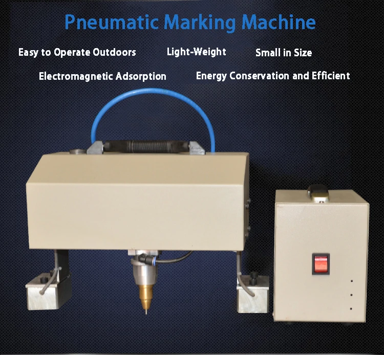 

Engraving Machine Metal Lettering Steel Plate Mold Car Number Marking Machine Portable Coder Pneumatic Marking Machine JR-QD01