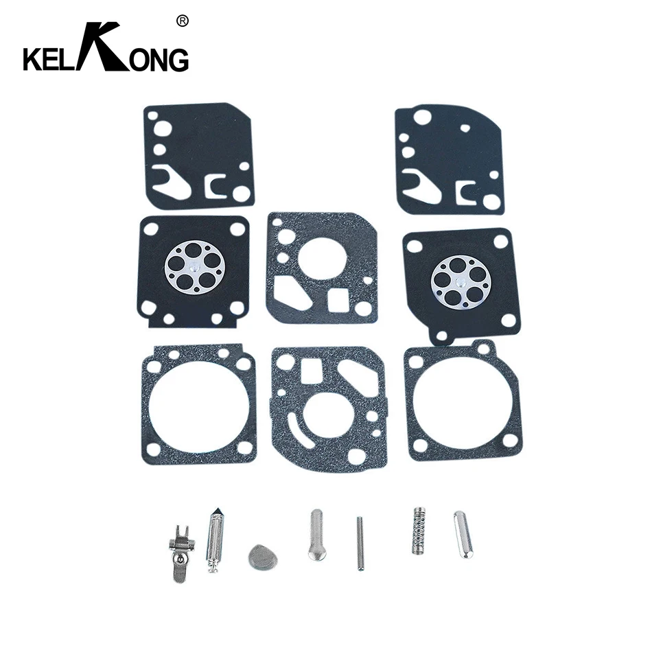 KELKONG 1 Set Carburetor Repair Rebuild Kit For Zama RB-29 Carb Diaphragm Blower Trimmer For Ryobi Homelite Garden Tool Parts