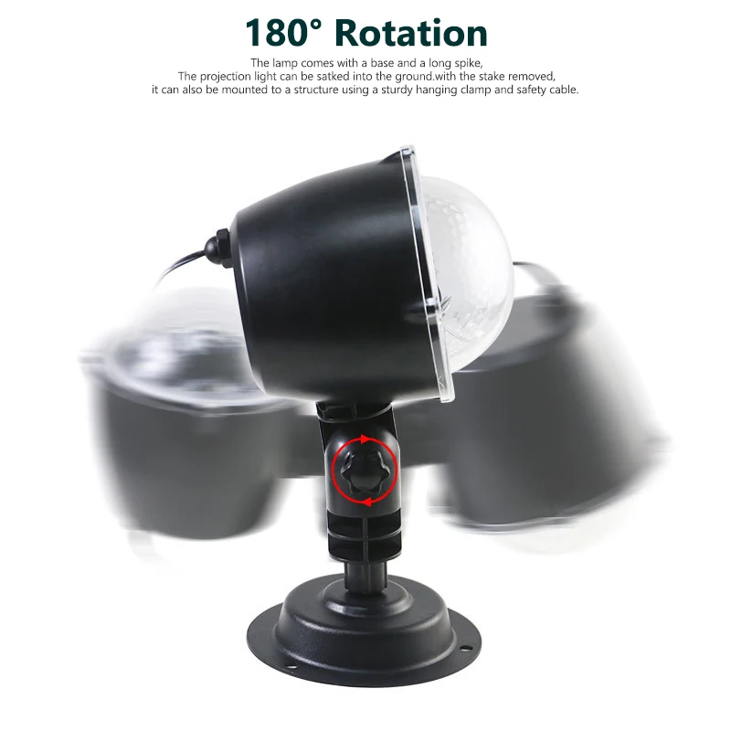 Snowfall Projector IP64 Moving Snow Stage effect light Home Laser Snowflake Projector Lamp Christmas New Year Party Wedding