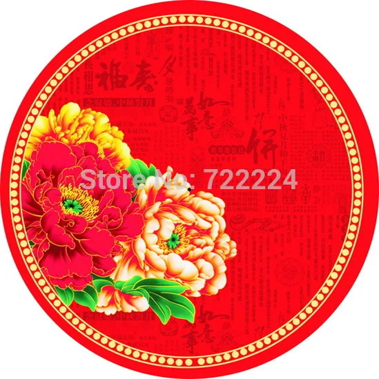 

Free shipping dia 84cm chinese traditional handmade red peony oiled paper umbrella decorative wedding umbrella festival umbrella