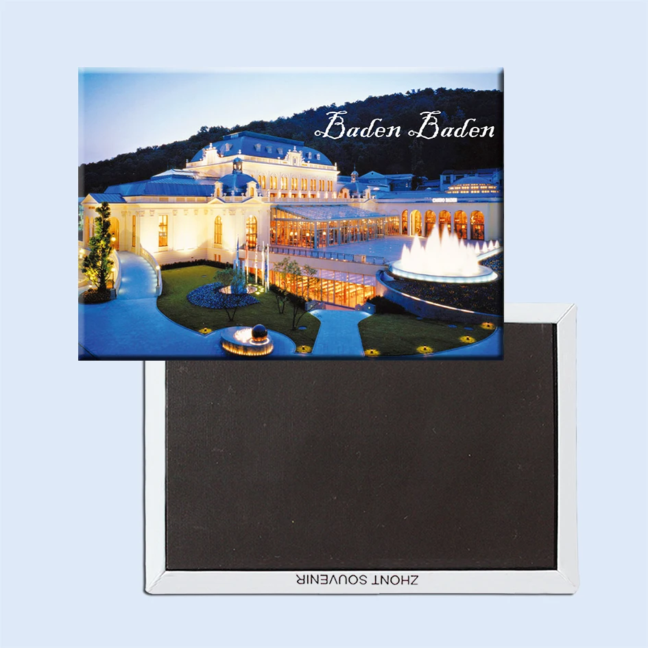 SPA town Baden-Baden Fridge Magnets 21645 Tourist area