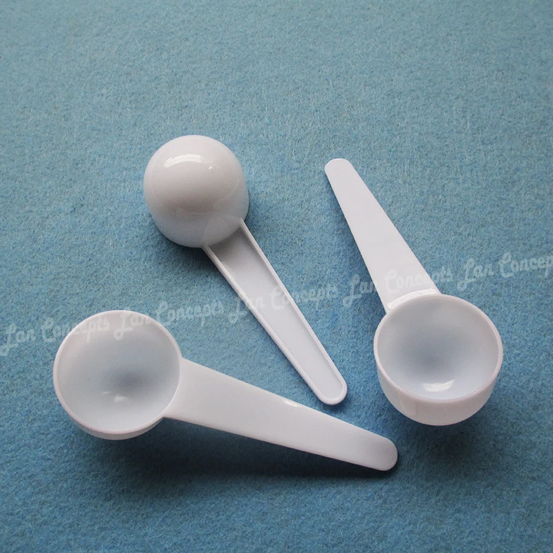 

10 gram / 20ML Plastic Measuring Scoop 10g PP Spoon for medical milk powder Liquid - white 200pcs/lot Free shipping