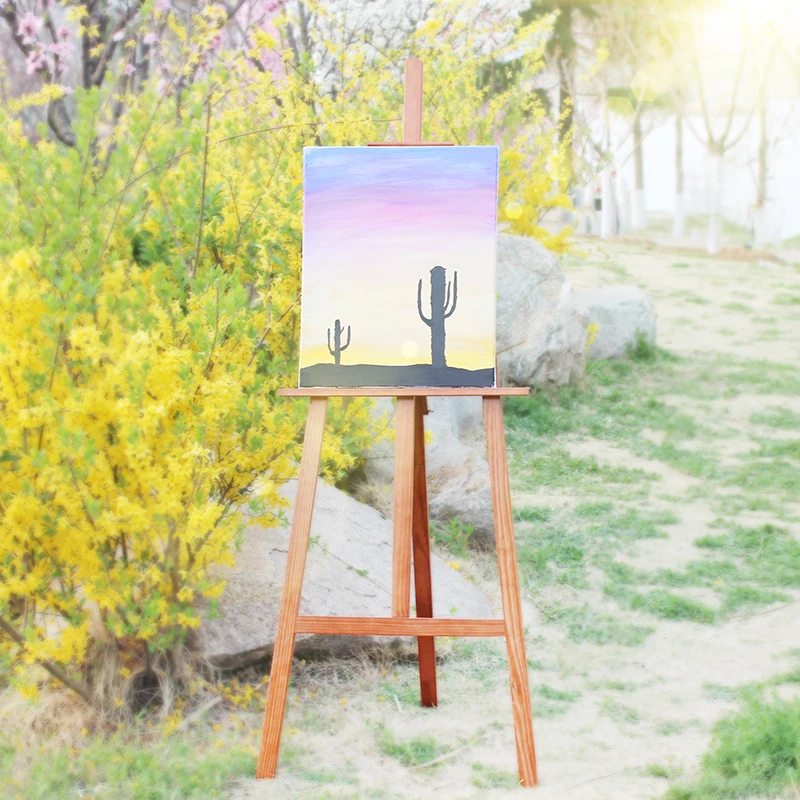 Easel Stand Chevalet En Bois Easel for Painting Oil Paint Artist Painting Accessories Easel Stand Caballete Display Art Supplies image 5