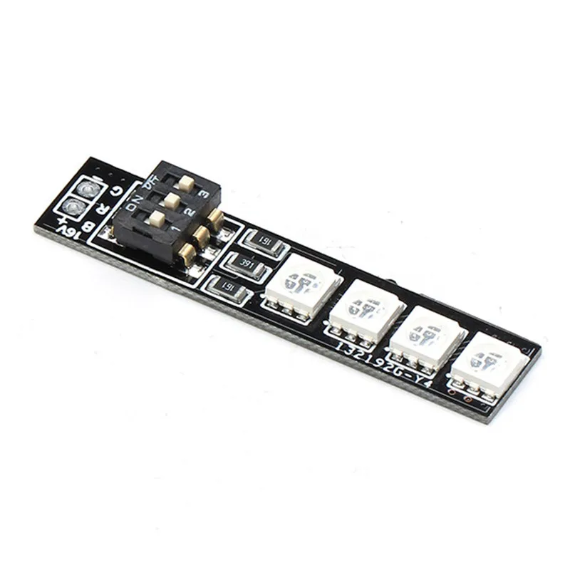 RGB 5050 LED Lamp Panel 16V 4S Lipo 7 Colors Switch For RC Multi-Rotor Drone FPV Racing Helicopter Multi-axis