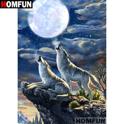 HOMFUN Full Square/Round Drill 5D DIY Diamond Painting 