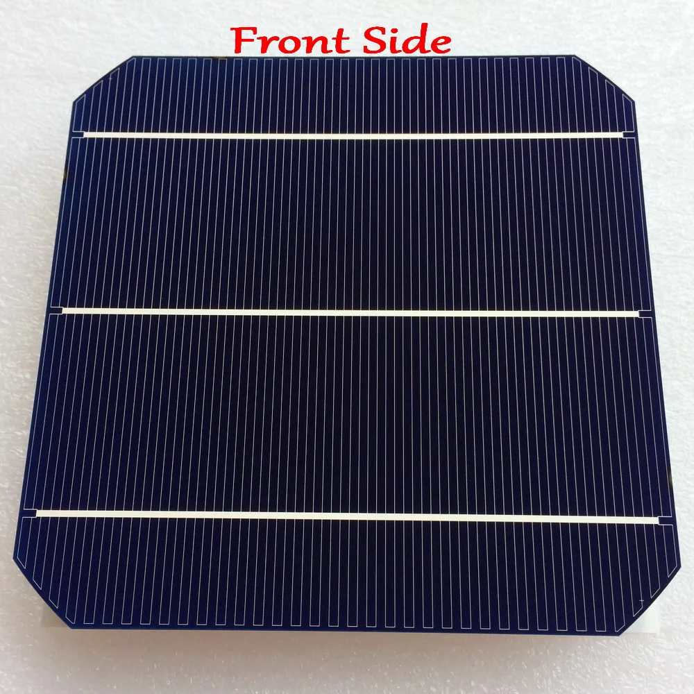 6.45W/pc mono solar cell Newest Double-side 156mm Monocrystalline Mono Silicon Solar Cell New high efficiency Grade A