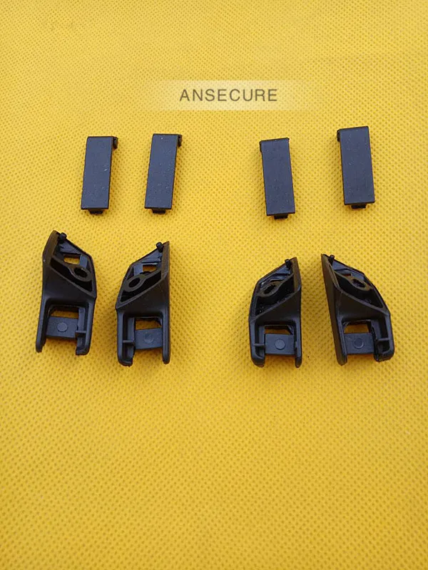 SET Rear door window Visor Sun shade curtain clip Bracket cover for audi A6 C6 avant S6 RS6 2006-2011 